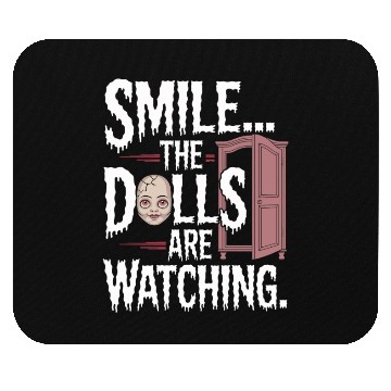 Discover Creepy Dollmaking Haunted Doll Collector Mouse Pads