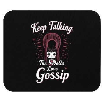 Discover Creepy Dollmaking Haunted Doll Collector Mouse Pads
