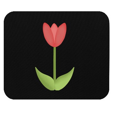 Discover pink tulip Mouse Pads
