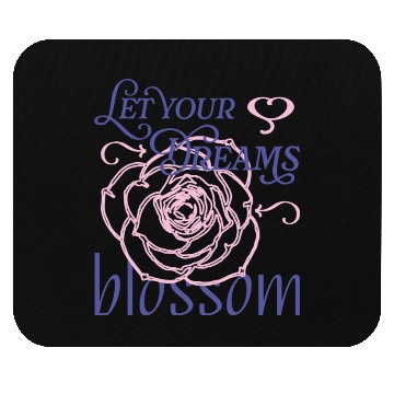 Discover Dreams Blossom Floral Design Mouse Pads