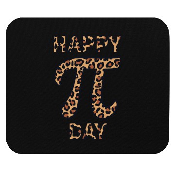 Discover Happy Pi Day Leopard Print Celebration with Math Mouse Pads