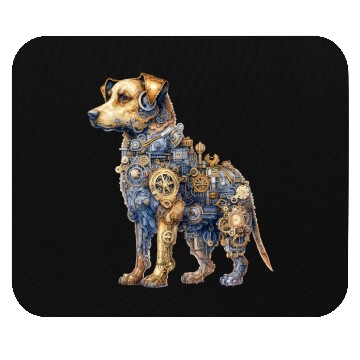 Discover Steampunk Fantasy Labrador Puppy Dog Mouse Pads