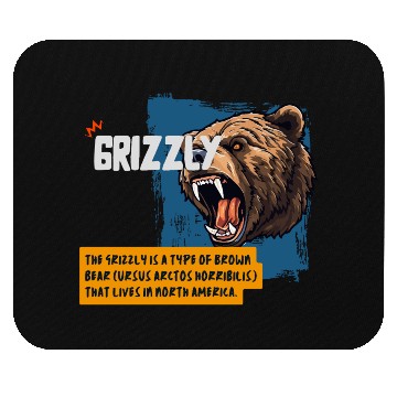 Discover grizzly Mouse Pads