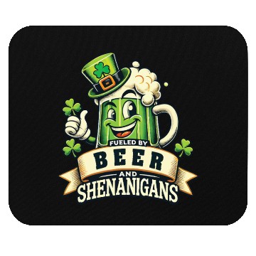 Discover St. Patrick's Day Beer And shenanigans Fun Mouse Pads