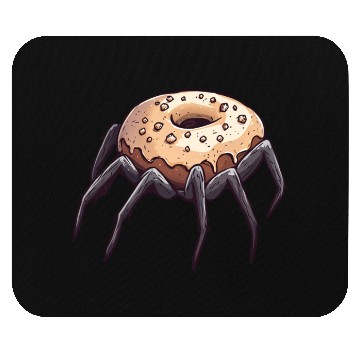 Discover Donut Spider Funny Creative Motif Mouse Pads