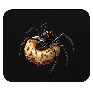 Discover Donut Spider Funny Creative Motif Mouse Pads