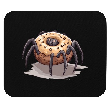 Discover Donut Spider Funny Creative Motif Mouse Pads