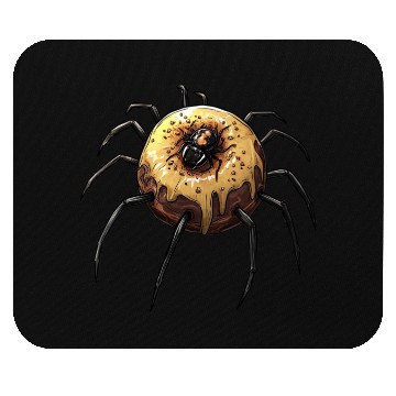 Discover Donut Spider Funny Creative Motif Mouse Pads