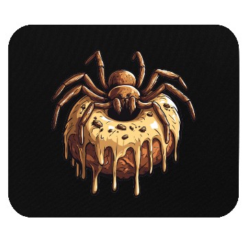 Discover Donut Spider Funny Creative Motif Mouse Pads