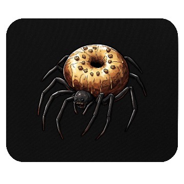 Discover Donut Spider Funny Creative Motif Mouse Pads