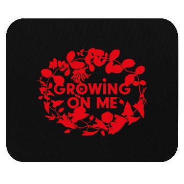 Discover Botanical Growth Statement Design Mouse Pads