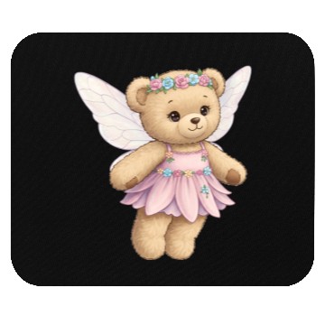 Discover Teddy bear fairy Mouse Pads