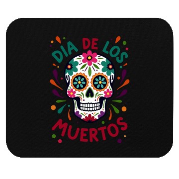 Discover Mexico Día de los Muertos Skull Mouse Pads