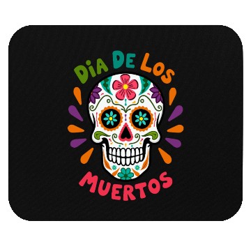 Discover Mexico Día de los Muertos Skull Mouse Pads