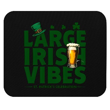 Discover Bold Typography Celebrating St Patrick s Day Mouse Pads