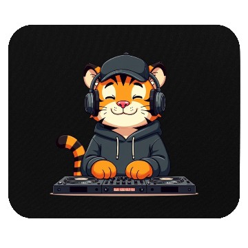Discover DJ Tiger Mouse Pads