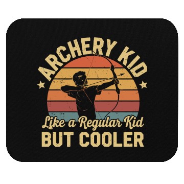 Discover Archery Kid Cool Young Archer Mouse Pads