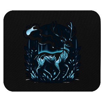 Discover Enchanted Forest Spirit Deer Art Mouse Pads