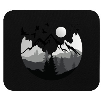 Discover Beautiful Nature | Wilderness Landscape Adventure Mouse Pads