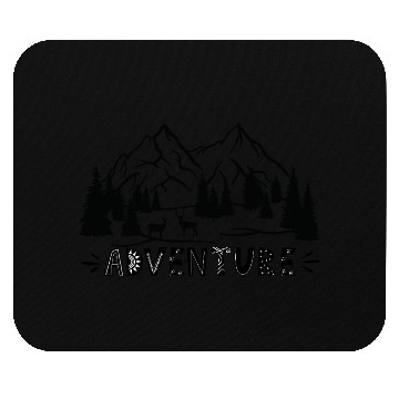 Discover Mountain Adventure Forest | Outdoor Wanderlust Mouse Pads