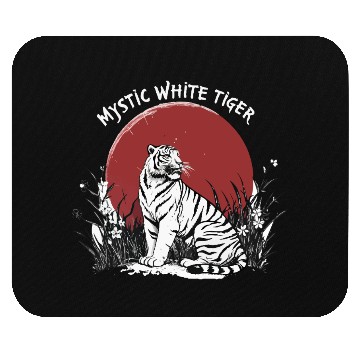 Discover Majestic White Tiger – Unique Mouse Pads Design"