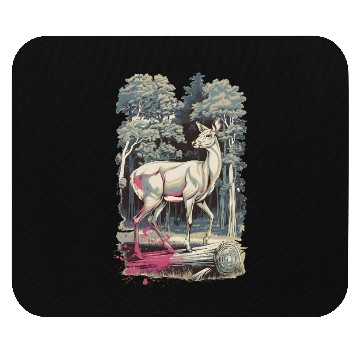 Discover Deer in the forest 2 Mouse Pads