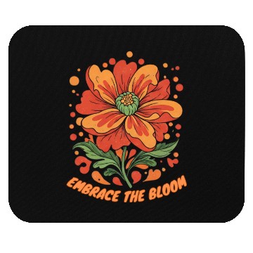 Discover Embrace the Bloom - Floral Aesthetic Mouse Pads