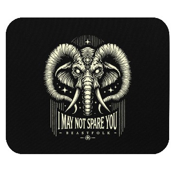 Discover Horned Elephant Mouse Pads