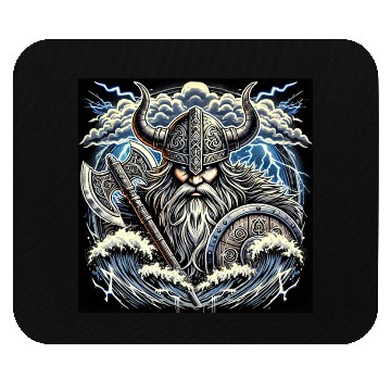Discover Viking warrior Mouse Pads