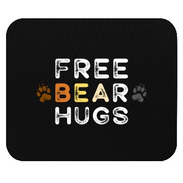 Discover Gay Bear Free Hugs Funny Bear Pride Men Mouse Pads