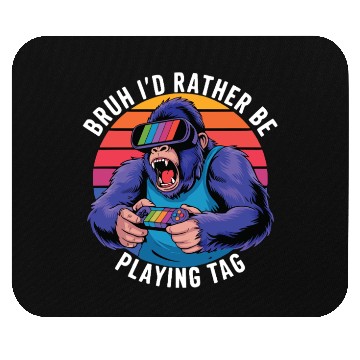 Discover Retro Gamer Ape Mouse Pads