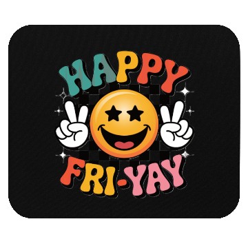 Discover Happy Friyay Weekend Weekend Feeling Mouse Pads