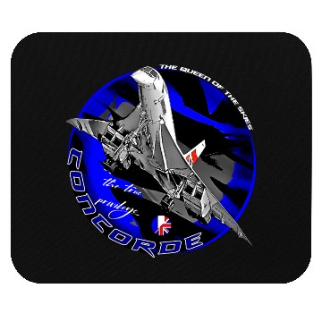 Discover Concorde Supersonic Legendary Aircraft Mouse Pads