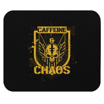 Discover Caffeine & Chaos Mouse Pads