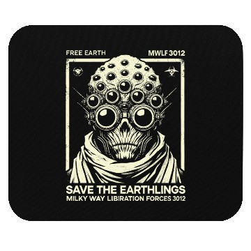 Discover Spider Alien Mouse Pads