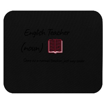 Discover English Teacher Same As Normal Teacher Cooler Mouse Pads