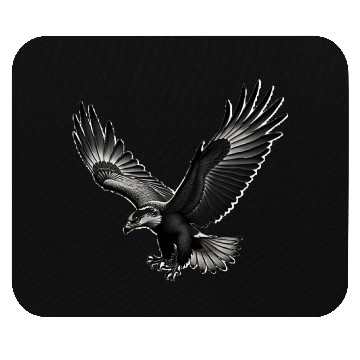 Discover us eagle Mouse Pads