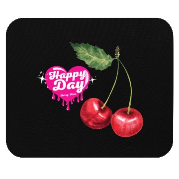 Discover Happy Cherry Day Mouse Pads