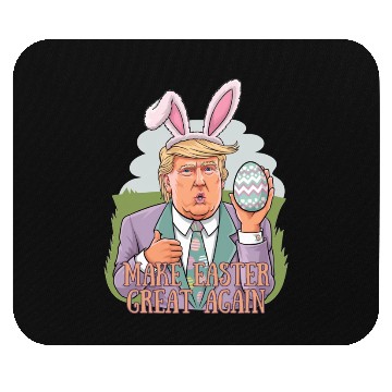 Discover Trump Easter Bunny Mouse Pads