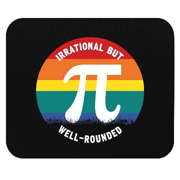 Discover Funny Math Pi Symbol | LGBTQ+ Pride Mouse Pads