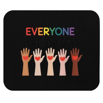 Discover Everyone Is Welcome Here Idaho Teacher Mouse Pads