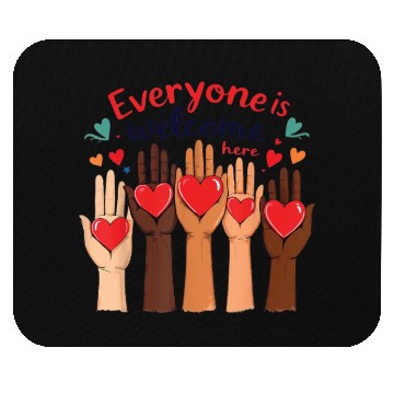 Discover Everyone Is Welcome Here Idaho Teacher Mouse Pads