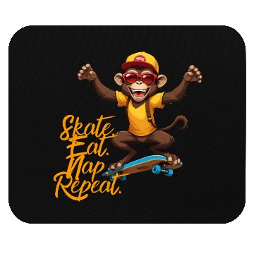 Discover Skater Monkey Mouse Pads