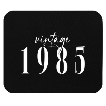 Discover Vintage 1985 Elegant Minimalist Birthday Mouse Pads