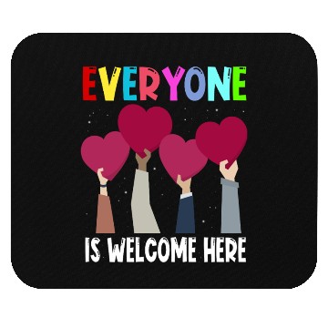 Discover Everyone Is Welcome Here Idaho Teacher Mouse Pads