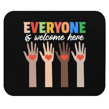 Discover Everyone Is Welcome Here Idaho Teacher Mouse Pads