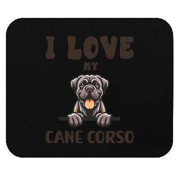 Discover I Love My Cane Corso Mouse Pads
