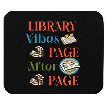 Discover Page After Page Embrace the Library Vibes Mouse Pads