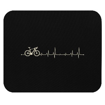Discover Heartbeat Bike is my life Mouse Pads
