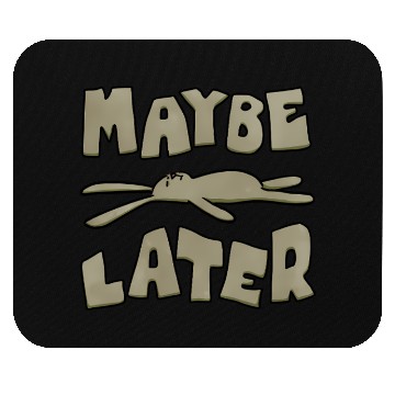Discover Maybe Later Easter Bunny Funny Mouse Pads